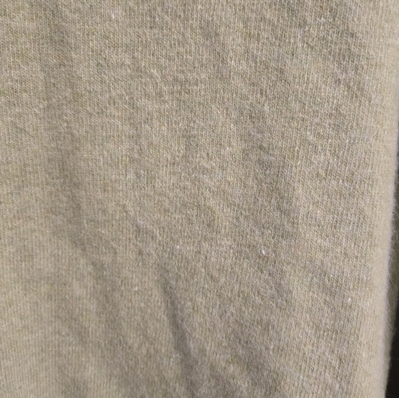 Vintage American Eagle Outfitters Green Fuzzy Cropped Mocked Neck Sweater Size L - Picture 8 of 12